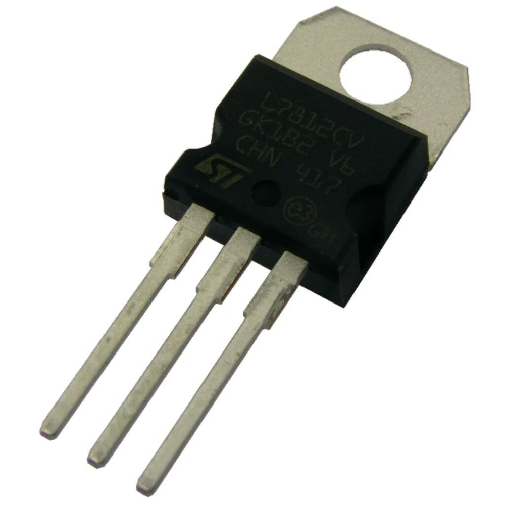 5pcs L7812CV spänningsregulator 12V 1,5A TO-220 för elektronikprojekt