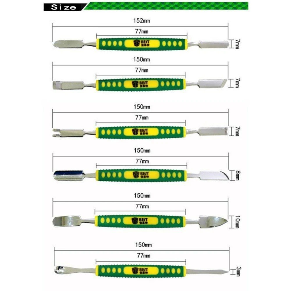 6pc Best verktygsset för öppning och reparation av iPad, surfplattor och mobiler