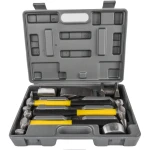 7-delars karosserihammare och mothållsats med fibergrepp