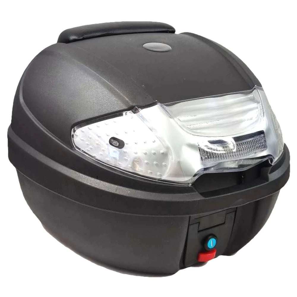 812 Universell motorcykelbox för scooter 30 L hjälmfack för 1 hjälm