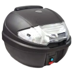 812 Universell motorcykelbox för scooter 30 L hjälmfack för 1 hjälm