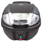 812 Universell motorcykelbox för scooter 30 L hjälmfack för 1 hjälm