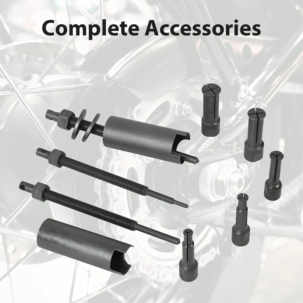 Juego completo de extractores para rodamientos internos en motos