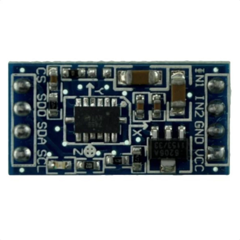 3-axlig MMA7455 accelerometer kompatibel med Arduino för elektronikprojekt