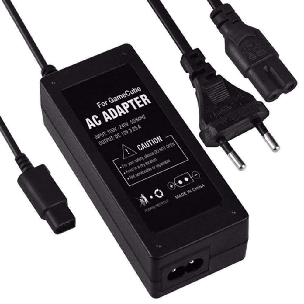 Nintendo GameCube nätadapter EU-kontakt - kompatibelt AC/DC-nätaggregat