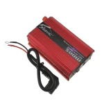 Adaptador corriente 500W DC48V a AC220V con manual de usuario visible