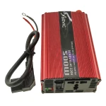 Vista trasera del adaptador corriente 500W DC48V a AC220V mostrando ventilación