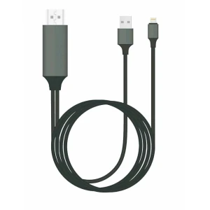 Lightning till HDMI-adapter för iPhone - Apple HDTV-kabel kompatibel med iOS