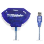 PS2 Xbox GameCube handkontrolladapter till PC USB 3in1 Magic Joy Box