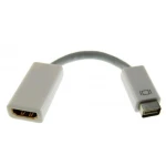 Mini DVI till HDMI-adapter för att ansluta Mac eller PC till HDMI-skärmar