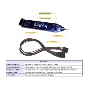 Spear-adapter för 360 Xtractor: extrahera Liteon-keys utan lödning