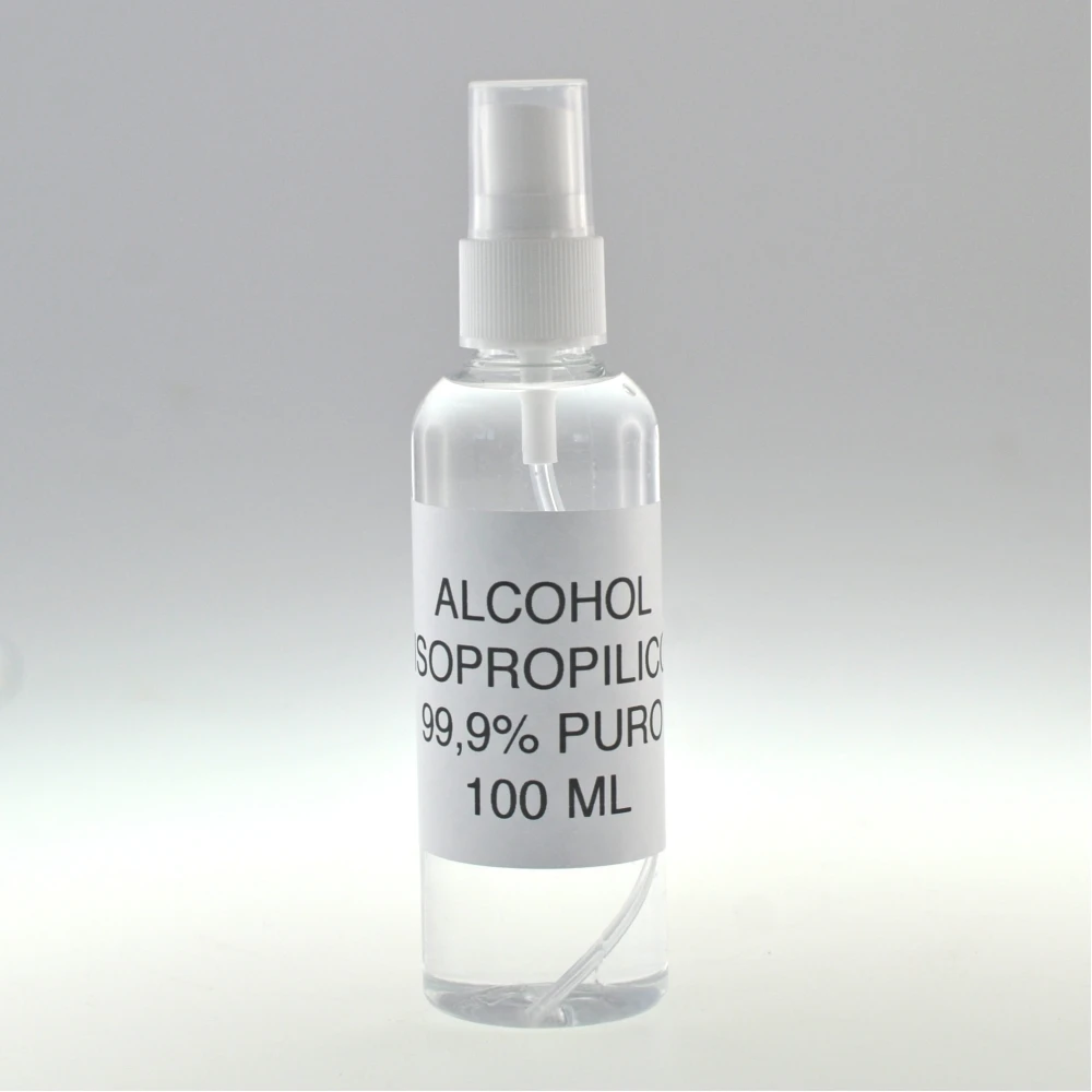 Isopropylalkohol 100 ml med sprayflaska för rengöring och desinfektion