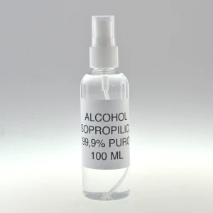 Isopropylalkohol 100 ml med sprayflaska för rengöring och desinfektion