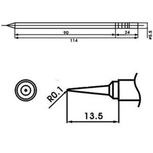 Aoyue LF-LI lödspets med inbyggt motstånd - originalreservdel