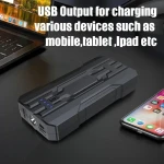 Batteristartare för bil 8000mAh Jumpstarter S301 kompakt och säker med LED SOS-lampa