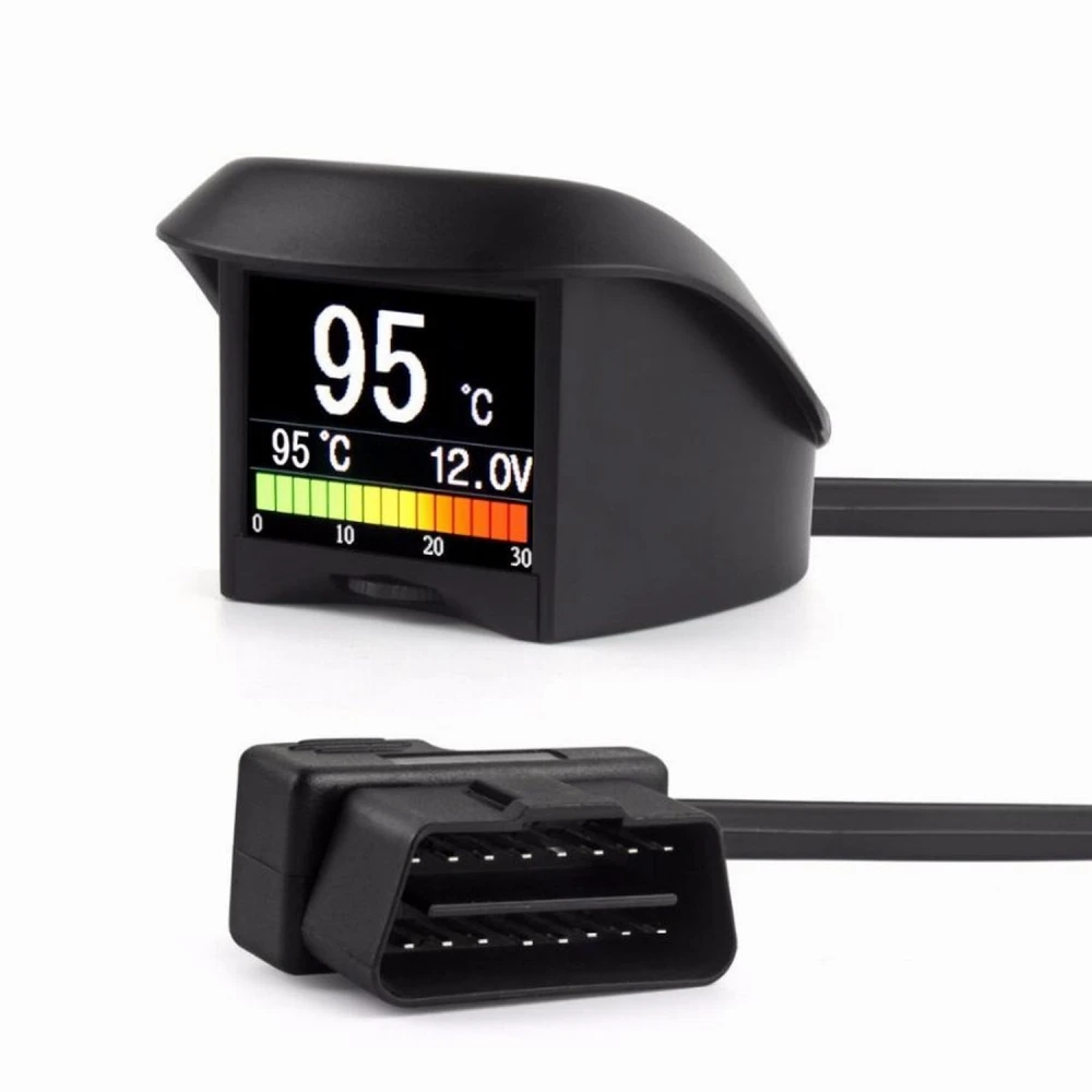 Autool X50 Plus OBD2 multifunktion: hastighet, trippmätare, termometer och diagnos