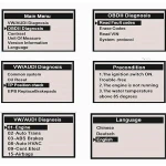Autophix VA007 escáner diagnóstico conectado a vehículo Volkswagen