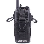 Detalle de la funda Baofeng MSC-20E para walkie talkie mostrando el material de nylon