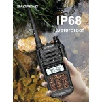 Baofeng UV9R Plus walkie-talkie med lång räckvidd och 160 kanaler