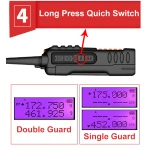 Baofeng UV9R Plus walkie-talkie med lång räckvidd och 160 kanaler