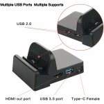Portabel dock för Nintendo Switch - kompakt HDMI USB mini dock