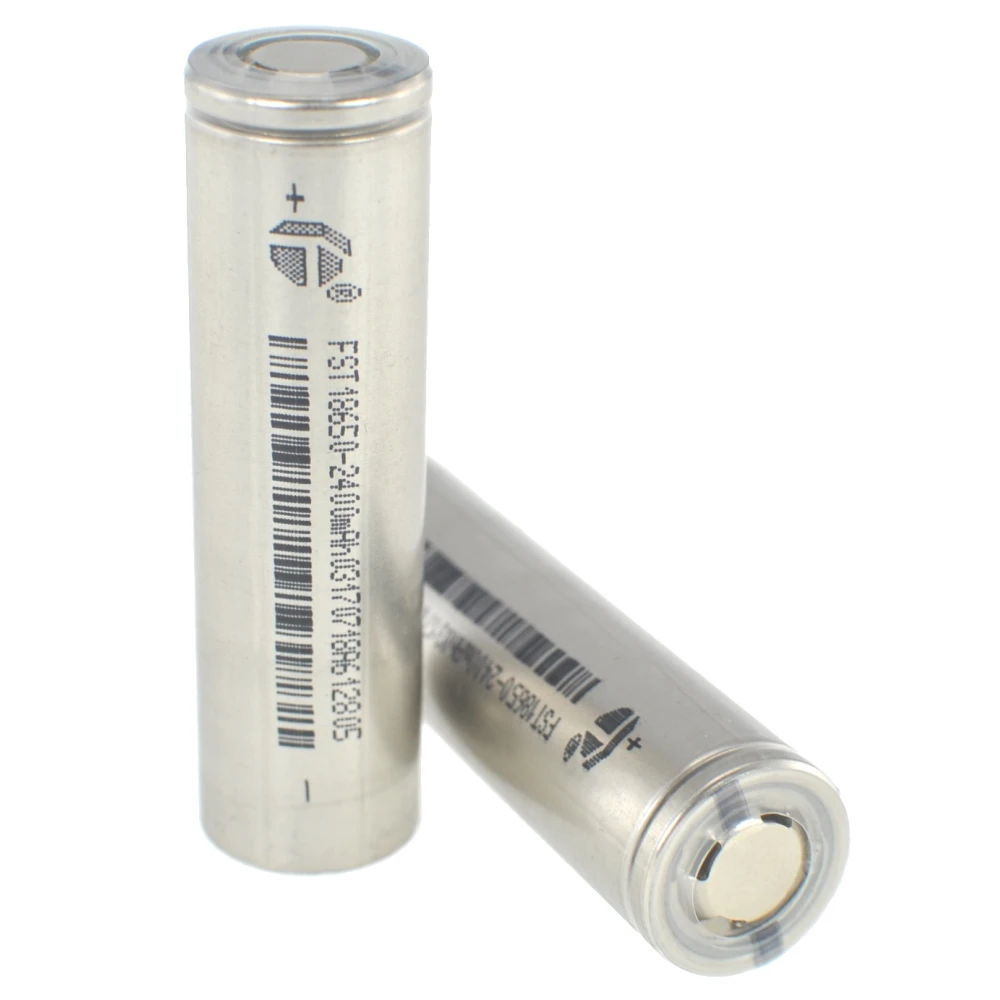 18650-batteri 2400mAh 3.7V Li-Ion uppladdningsbart satkit