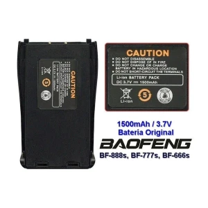 Baofeng Kompatibelt Baofeng BF-888S-batteri 1500mAh 3,7V för walkie talkies