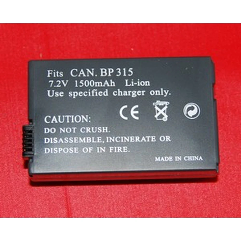 Kompatibelt Canon BP-315-batteri för digitalkameror och videokameror
