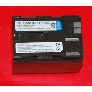 Kompatibelt Canon BP-522 batteri 7,4V 2700mAh för Canon-kameror