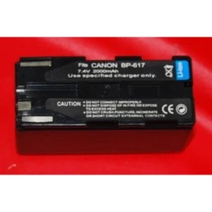 Kompatibelt Canon BP-617-batteri för digitalkameror och videokameror