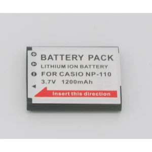 Kompatibelt Casio CNP110 NP-110-batteri för digitalkameror