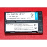 Kompatibelt Casio NP-L7-batteri för digitalkameror och videokameror