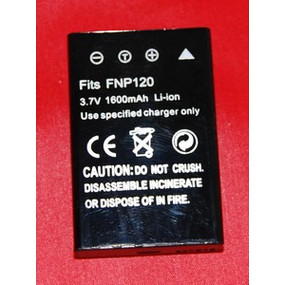 Kompatibelt Fuji NP-120-batteri för Fuji, Pentax och Ricoh-kameror