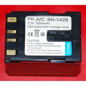 Kompatibelt JVC BN-V428-batteri 7.2V 3300mAh för JVC-kameror