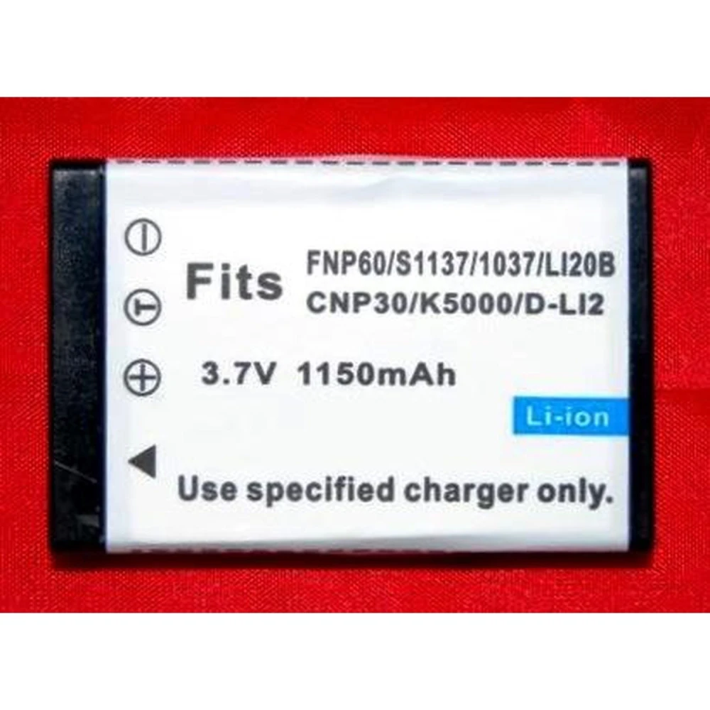 Kompatibelt Kodak KLIC-5000-batteri för digitalkameror och videokameror