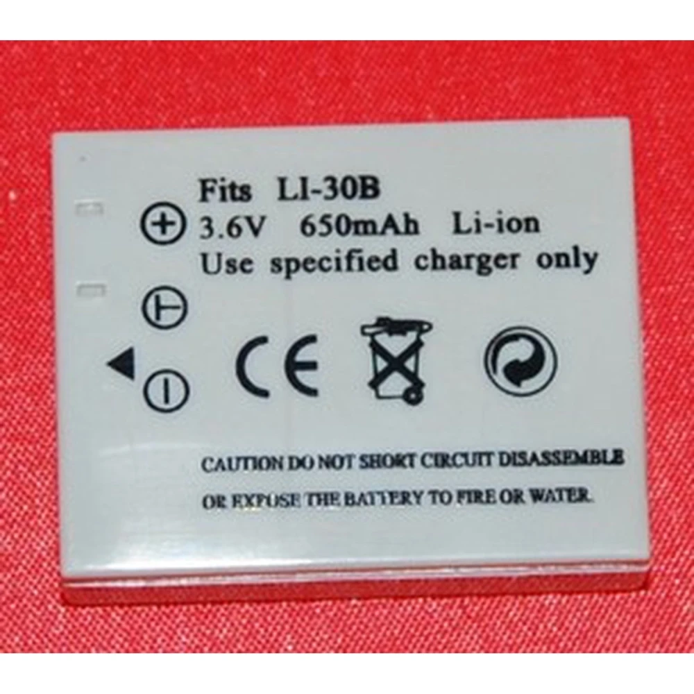 Kompatibelt Olympus LI-30B-batteri för Olympus digitalkameror
