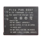 Kompatibelt Panasonic CGA-007E/BCD10-batteri för Lumix-kameror