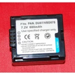 Kompatibelt Panasonic DU07-batteri för digitalkameror och videokameror