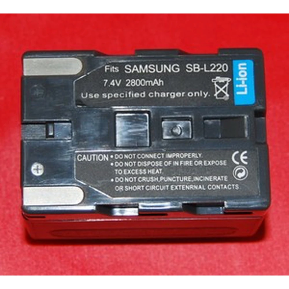 Kompatibelt Samsung SB-L220-batteri för digitalkameror och videokameror