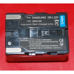 satkit Kompatibelt Samsung SB-L220-batteri för digitalkameror och videokameror