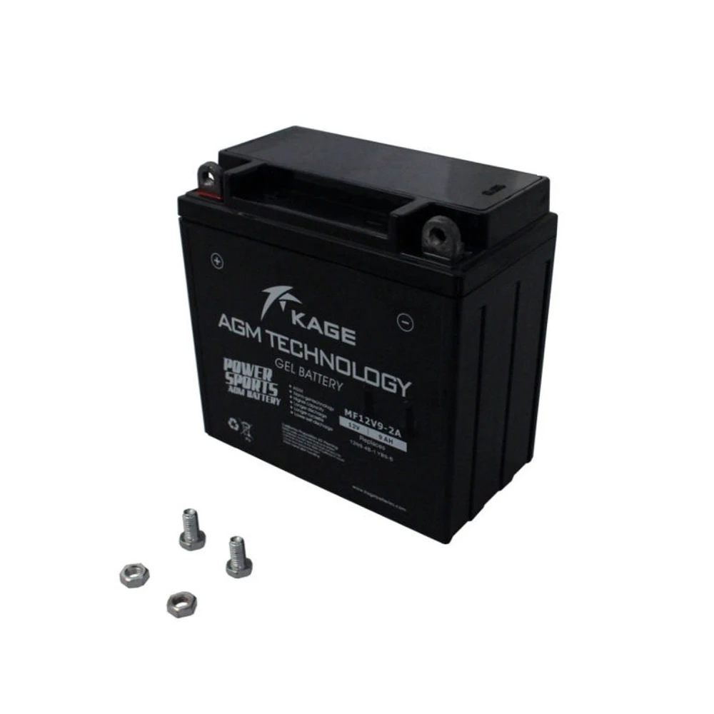 Gelbatteri till motorcykel YB9-B KAGE AGM 12V 9Ah