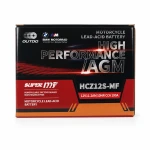 Motorcykelbatteri AGM 12V 11.2Ah OUTDO HCZ12S-MF - Kompatibel Yuasa YTZ12S(-BS) / GTZ12S / ETZ12S