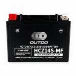 Motorcykelbatteri AGM 12V 12Ah OUTDO HCZ14S-MF - Kompatibel Yuasa YTZ14S(-BS) / GTZ14S / ETZ14S