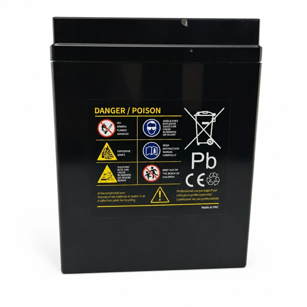 Motorcykelbatteri AGM 12V 12Ah OUTDO YB12AL-BS(MF) - Kompatibel Yuasa YB12AL-A2 / GS YB12AL-A2 / 12N12-4A-1 (flooded liknande)