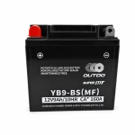 Motorcykelbatteri AGM 12V 9Ah OUTDO YB9-BS(MF) - Kompatibel Yuasa YB9-B / GS GM9Z-3B-1 / GS YB9-B / 12N9-4B-1 (flooded)