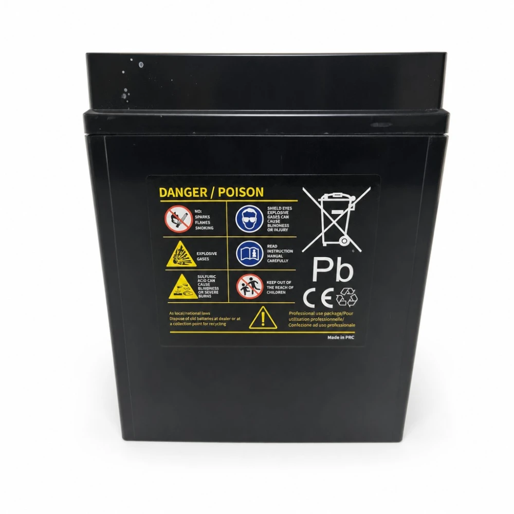 Motorcykelbatteri AGM 12V 9Ah OUTDO YB9-BS(MF) - Kompatibel Yuasa YB9-B / GS GM9Z-3B-1 / GS YB9-B / 12N9-4B-1 (flooded)