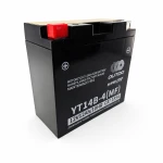 Motorcykelbatteri AGM 12V 12Ah OUTDO YT14B-4(MF) - Kompatibel med Yuasa YT14B-BS / GT14B-BS / GT14B-4 / ETZ14B-BS / ET14B-4