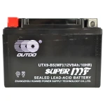 Motorcykelbatteri UTX9A YTX9-BS Gel med hög prestanda