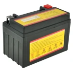 Bateria moto UTX9A YTX9-BS gel instalada en motocicleta compatible