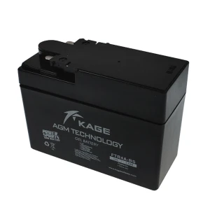OUTDO YTR4A-BS gelmotorbatteri - 12V 2.5Ah hög prestanda